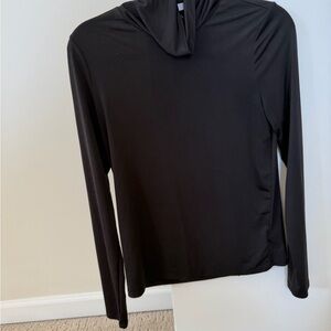 Black Long Sleeve Turtleneck Top
